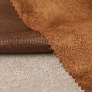 Polyester Suede Velvet Fabric for Shoes Bags Clothing